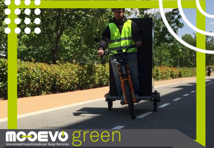 Patinete eléctrico triciclo para reparto sostenible