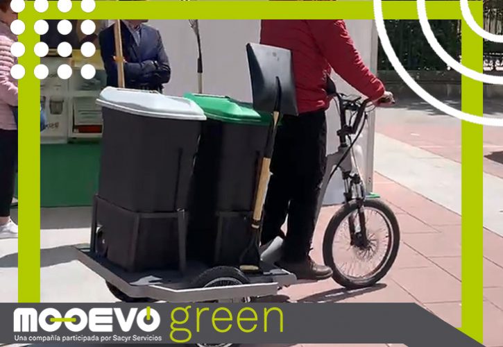 Triciclo eléctrico limpieza de calles y espacios públicos