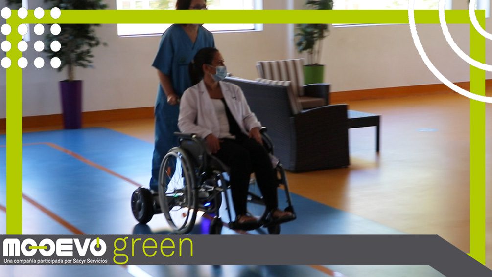 transporte pacientes movilidad electrica sacyr green hospitales cuidadores residencias