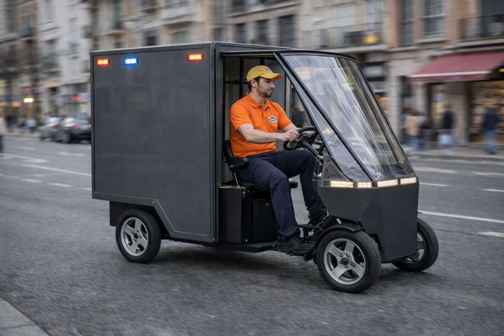 vehiculo electrico ligero sacyr